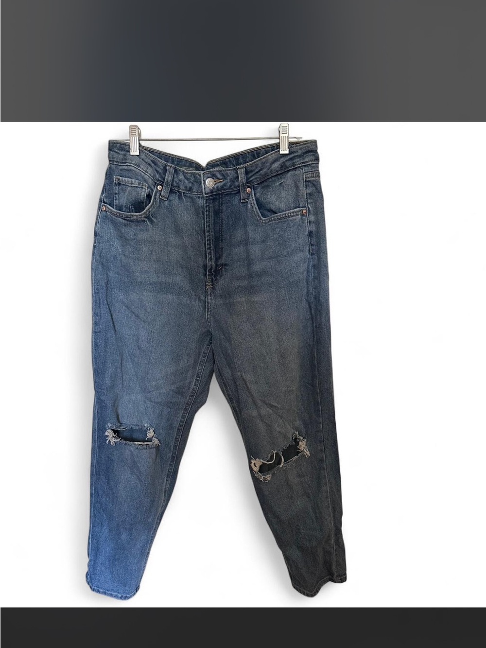 wild fable Distressed Blue Boyfriend Jeans
